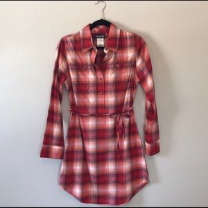Patagonia Button Down Plaid Dress/Tunic